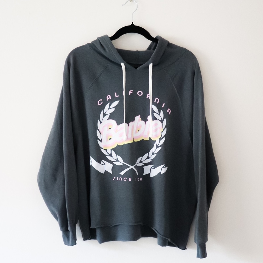 Barbie hooded Sweatshirt, Barbie California . XL . Dark Gray